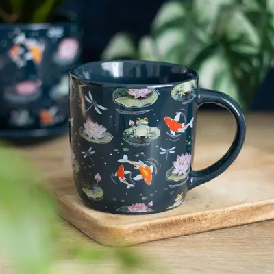 Mugs - Pond Print Mug - SOMETHING DIFFERENT WHOLESALE