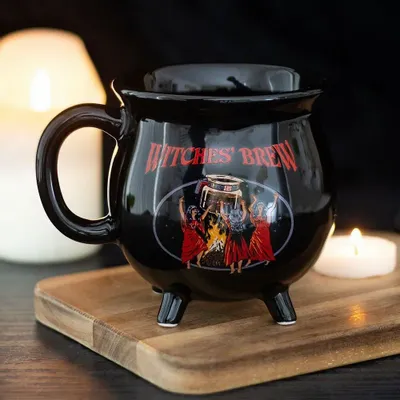 Tasses et mugs - Mug chaudron de potion de sorcière par Steven Rhodes - SOMETHING DIFFERENT WHOLESALE