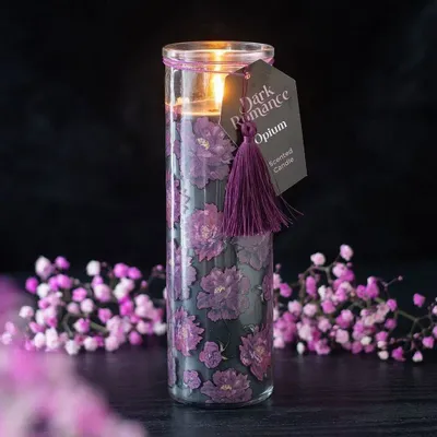 Candles - Dark Romance Opium Scented Tube Candle - SOMETHING DIFFERENT WHOLESALE
