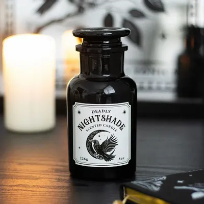 Bougies - Bougie d'apothicaire Mystic Raven à la belladone - SOMETHING DIFFERENT WHOLESALE