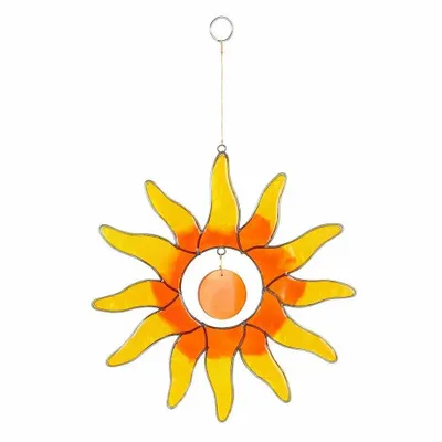 Decorative objects - Orange Sun Suncatcher - SOMETHING DIFFERENT WHOLESALE