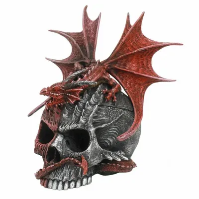 Ornaments - Serpent Infection Lidded Skull Ornament by Spiral Direct - SOMETHING DIFFERENT WHOLESALE