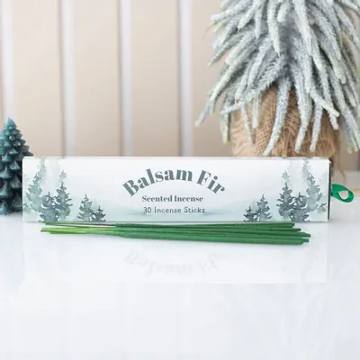 Home fragrances - Set of 18 Balsam Fir Incense Stick Packs in Display - SOMETHING DIFFERENT WHOLESALE