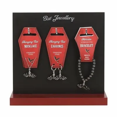 Bijoux - Ensemble de 18 bijoux chauve-souris exposés - SOMETHING DIFFERENT WHOLESALE