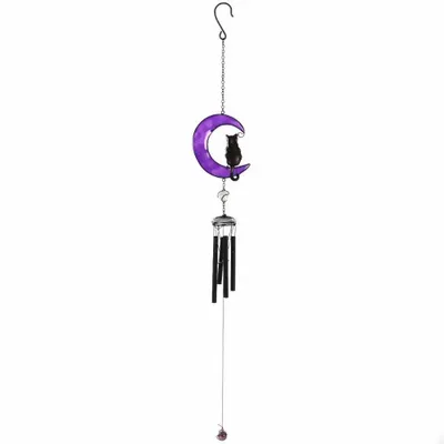 Decorative objects - Black Cat Windchime - SOMETHING DIFFERENT WHOLESALE
