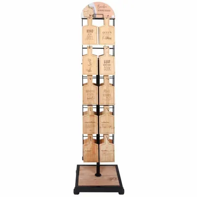 Sets de table - Ensemble de 140 planches de service en bambou sur plateau tournant - SOMETHING DIFFERENT WHOLESALE