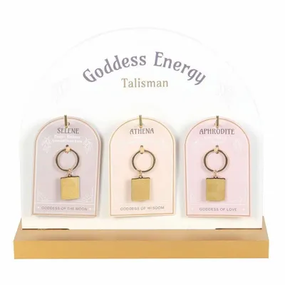 Objets de décoration - Ensemble de 24 porte-clés talismans de déesse exposés - SOMETHING DIFFERENT WHOLESALE