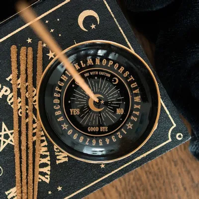 Scents - Black Talking Board Incense Holder - SOMETHING DIFFERENT WHOLESALE