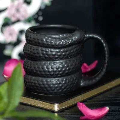 Mugs - Black Snake Mug - SOMETHING DIFFERENT WHOLESALE