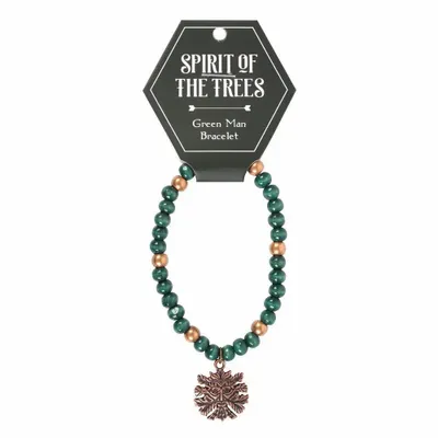 Bijoux - Bracelet à breloques en bois Green Man - SOMETHING DIFFERENT WHOLESALE