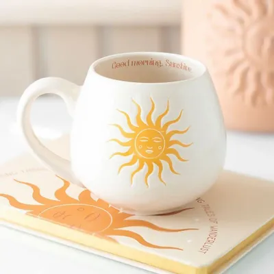 Tasses et mugs - Mug rond « Bonjour Soleil » - SOMETHING DIFFERENT WHOLESALE