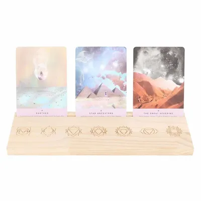 Ornements - Support de cartes de tarot des sept chakras naturels - SOMETHING DIFFERENT WHOLESALE