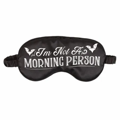 Beauty products - I'm Not a Morning Person Satin Sleep Mask - SOMETHING DIFFERENT WHOLESALE