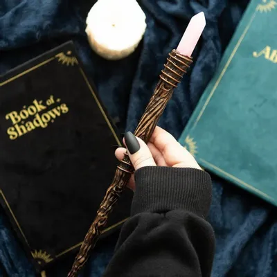 Decorative objects - Thin Romance Rose Quartz Crystal Wand - SOMETHING DIFFERENT WHOLESALE