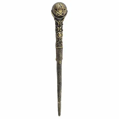 Decorative objects - Bronze Pentagram Wand - SOMETHING DIFFERENT WHOLESALE