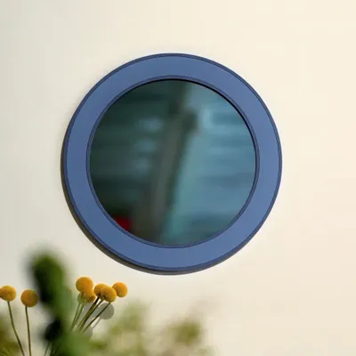 Mirrors - NORDIC MIRROR L – Statement Mirror in Wood & Leather - WOOD MOOD | :DODOMOOM