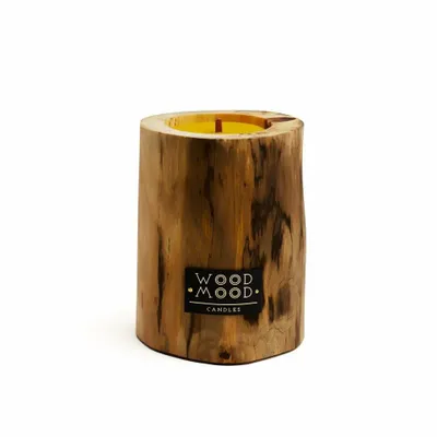 Candles - UBUD Original – Refillable Handcrafted Natural Wood Candle - WOOD MOOD | :DODOMOOM