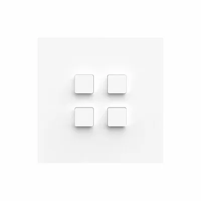 Recessed lighting - LIGHT AND BUTTON | SQUARE BUTTON - FEDE