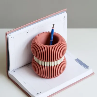 Organizer - DESK ORGANIZER - TRIS PEN HOLDER - MENDELEK STUDIO