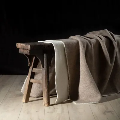 Linge de lit - Couverture de lit en laine ECO FOSSIL - simple - MOST-BLANKETS