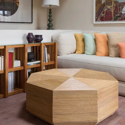 Coffee tables - Rattan Coffee Table THOAS - MAHE HOMEWARE