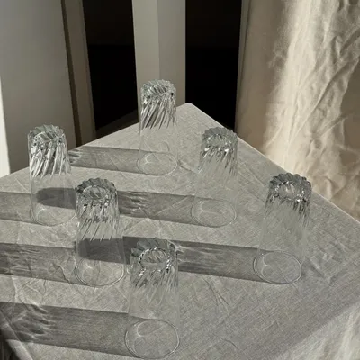 Verres - Lot de 6 verres à orangeade en verre H14,5 D7 - OFFICE OBJETS