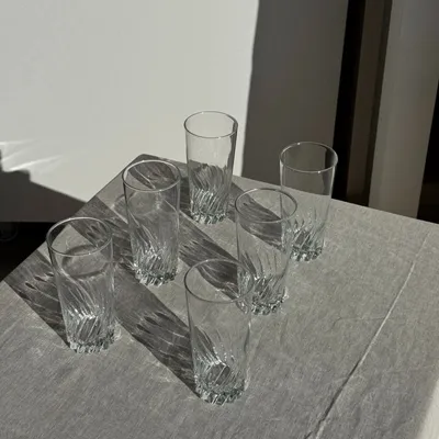 Verres - Lot de 6 verres à orangeade en verre H14,5 D7 - OFFICE OBJETS
