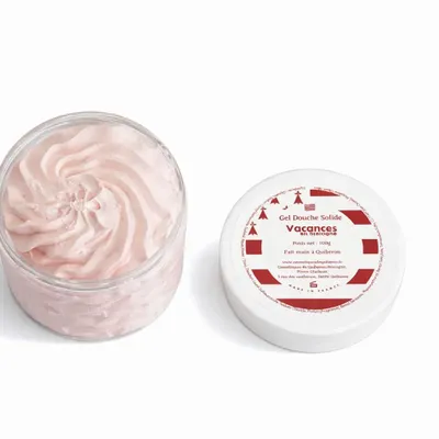Gifts - Solid shower gel (shower foam) - Vacances in Brittany - 100g - COSMÉTIQUES DE QUIBERON