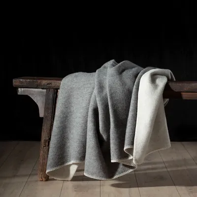 Bed linens - Wool bed blanket WILD PIGEON - single - MOST-BLANKETS