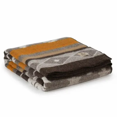Linge de lit - Plaid de lit en laine TRIBE - double - bronze - MOST-BLANKETS