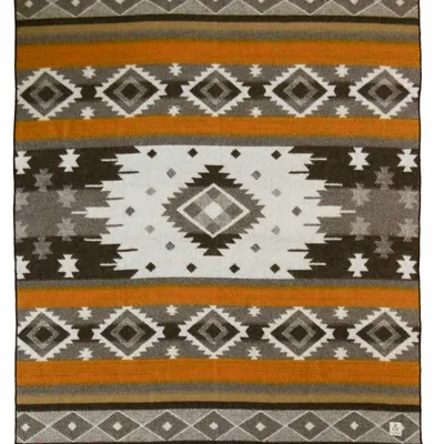 Linge de lit - Plaid de lit en laine TRIBE - double - bronze - MOST-BLANKETS