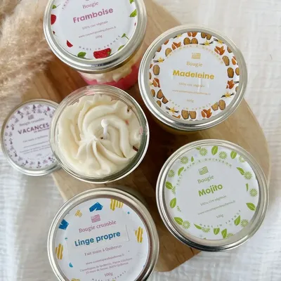 Gifts - Crumble Candle - Gingerbread - 135g - Vegetable Wax - COSMÉTIQUES DE QUIBERON