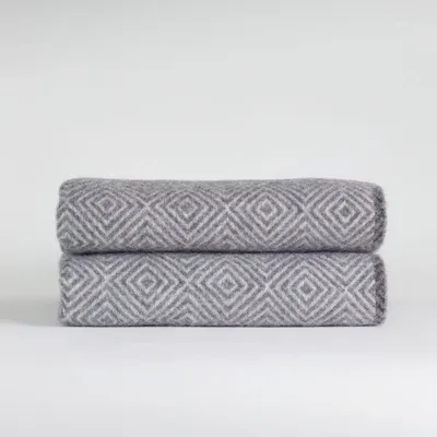 Plaids - Plaid en laine VENEZIA Grey - MOST-BLANKETS