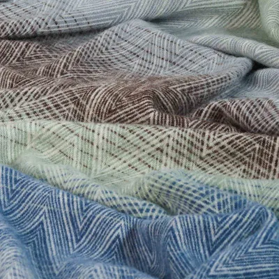 Plaids - Plaid en laine MISSONI Acqua - bleu multicolore - MOST-BLANKETS