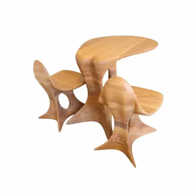 Coffee tables - Aphrodite Collection | Exclusive Table Set Series | Solid Oak Wood - NEXART