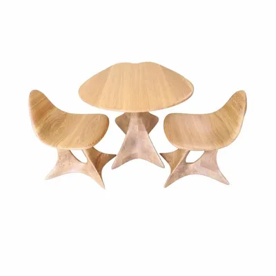 Tables basses - Collection Aphrodite | Série d’Ensembles Exclusifs | Chêne Massif - NEXART ENGINEERING