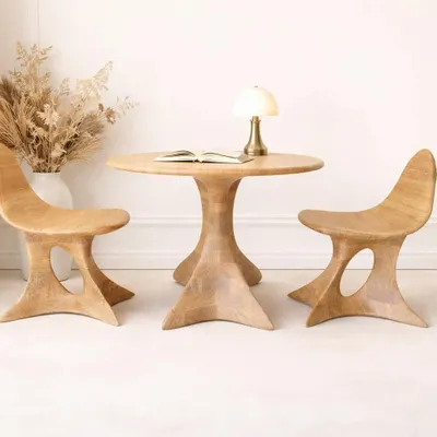 Tables basses - Collection Aphrodite | Série d’Ensembles Exclusifs | Chêne Massif - NEXART ENGINEERING