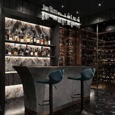 Chairs - Elysia | Sculpted Bar Chair | European Oak Wood - NEXART