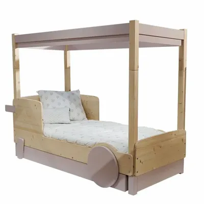 Chambres d'enfants - LIT BALDAQUIN ET TIROIR DISCOVERY 1 - MATHY BY BOLS