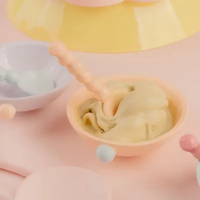 Bols - SET DE 6 TASSES ET CUILLÈRES MULTICOLORES CAROSELLO - ELEIT.IT