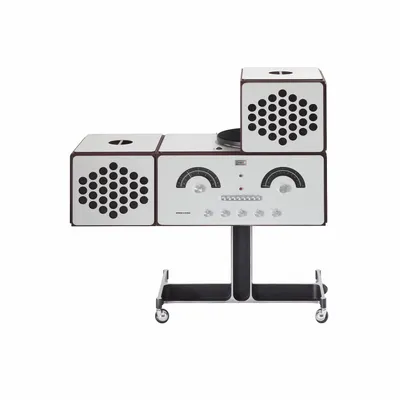 Speakers and radios - radiofonografo white - BRIONVEGA
