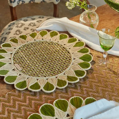 Table linen - Lupita Iraca Placemat - CASA LATINA