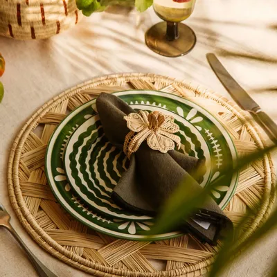 Decorative objects - Orquídea Napkin Ring - CASA LATINA