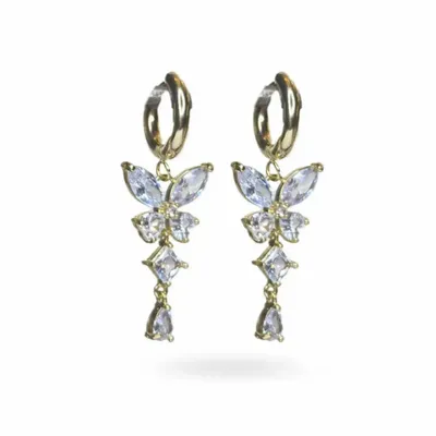 Bijoux - Boucles d'oreilles Papillon - Paire - FASCINATO