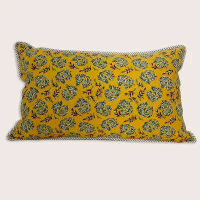 Coussins textile - Housse de coussin SARSO Yellow - JAMINI BY USHA BORA