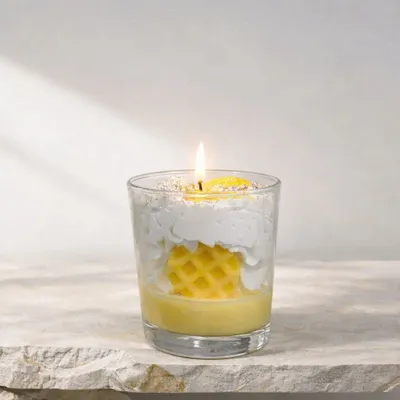 Decorative objects - Gourmet candle - Madeleine - 170g - COSMÉTIQUES DE QUIBERON