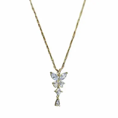 Bijoux - Collier Papillon - Chaîne S - FASCINATO