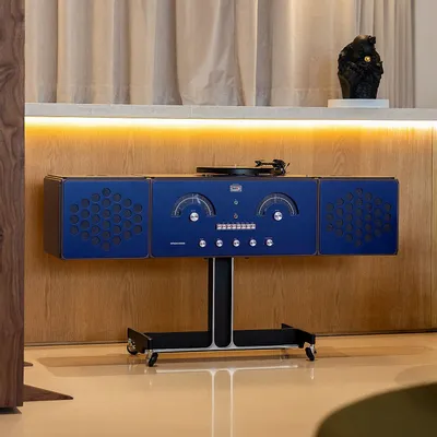 Speakers and radios - radiofonografo rr226 blue - BRIONVEGA