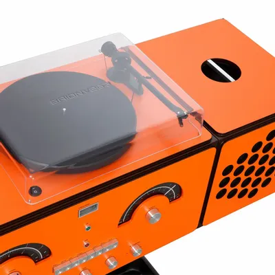 Speakers and radios - radiofonografo rr226 orange - BRIONVEGA