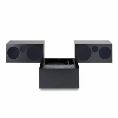 Speakers and radios - black totem - BRIONVEGA